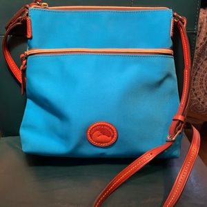 Dooney and Bourke - Teal Canvas Cross Body